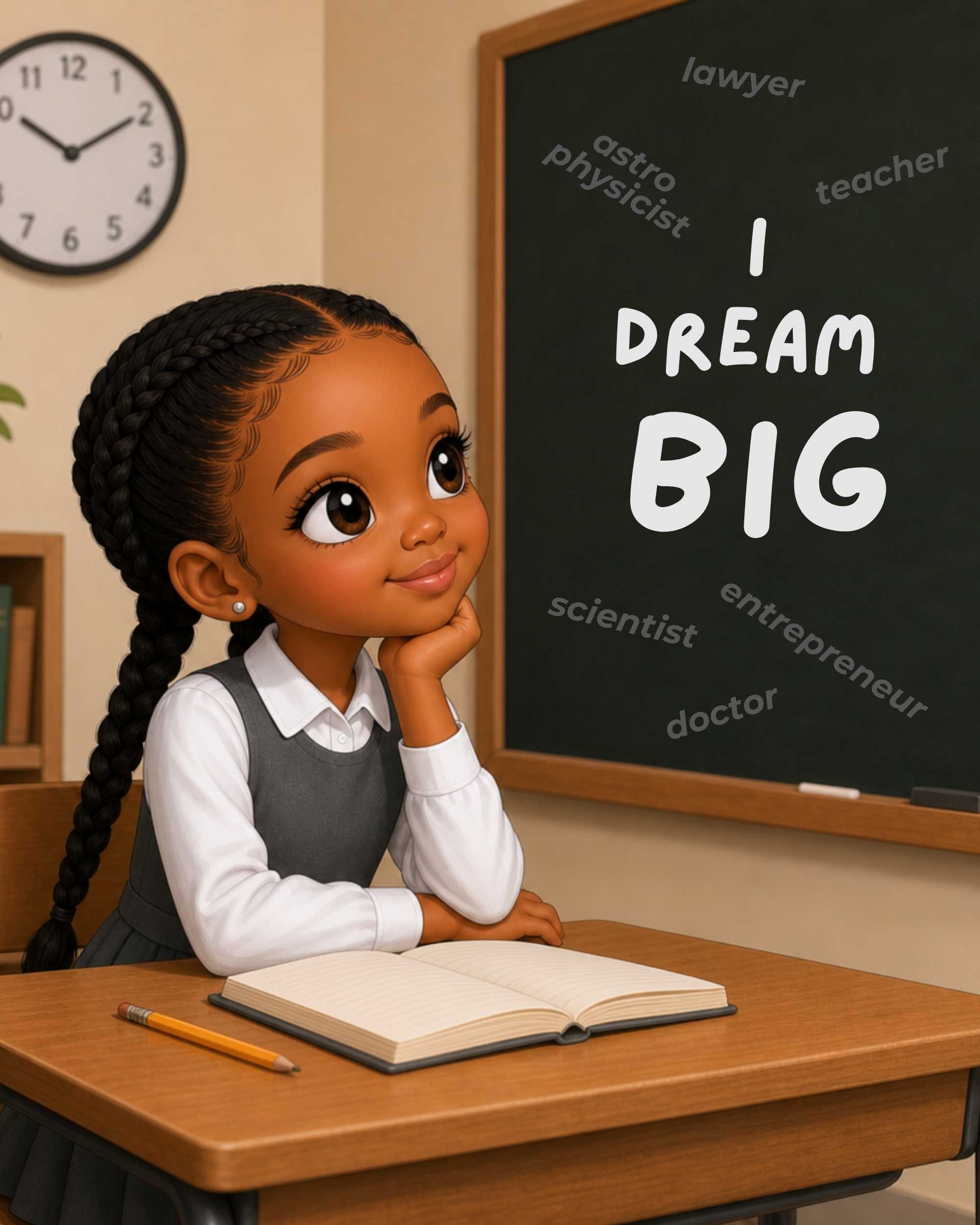 6 Digital Composition Notebook Prints - Back to School