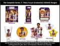 The Complete Series: 7 - Piece Purple Graduation Editable Designs