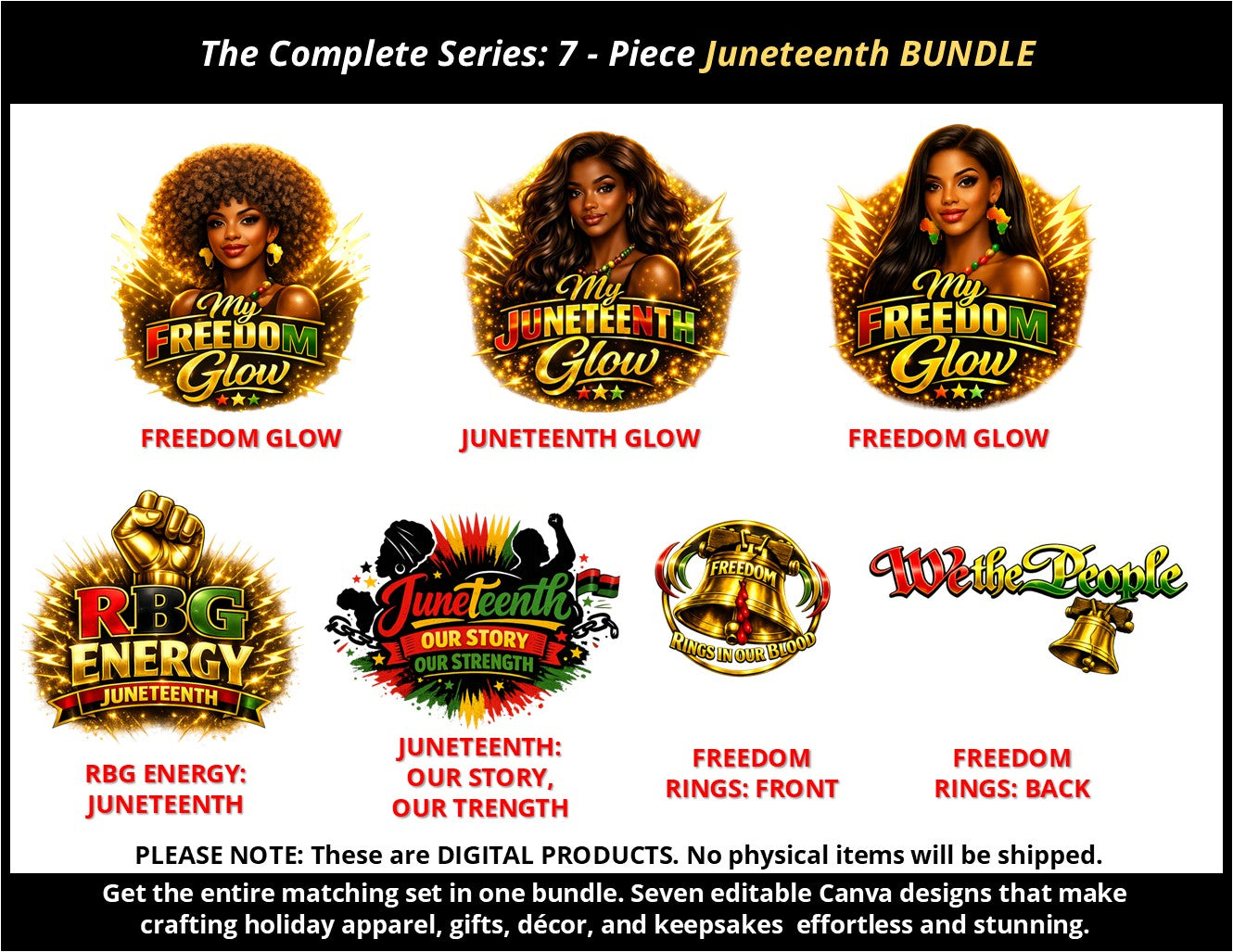 The Complete Series: 7 - Digital Juneteenth Prints