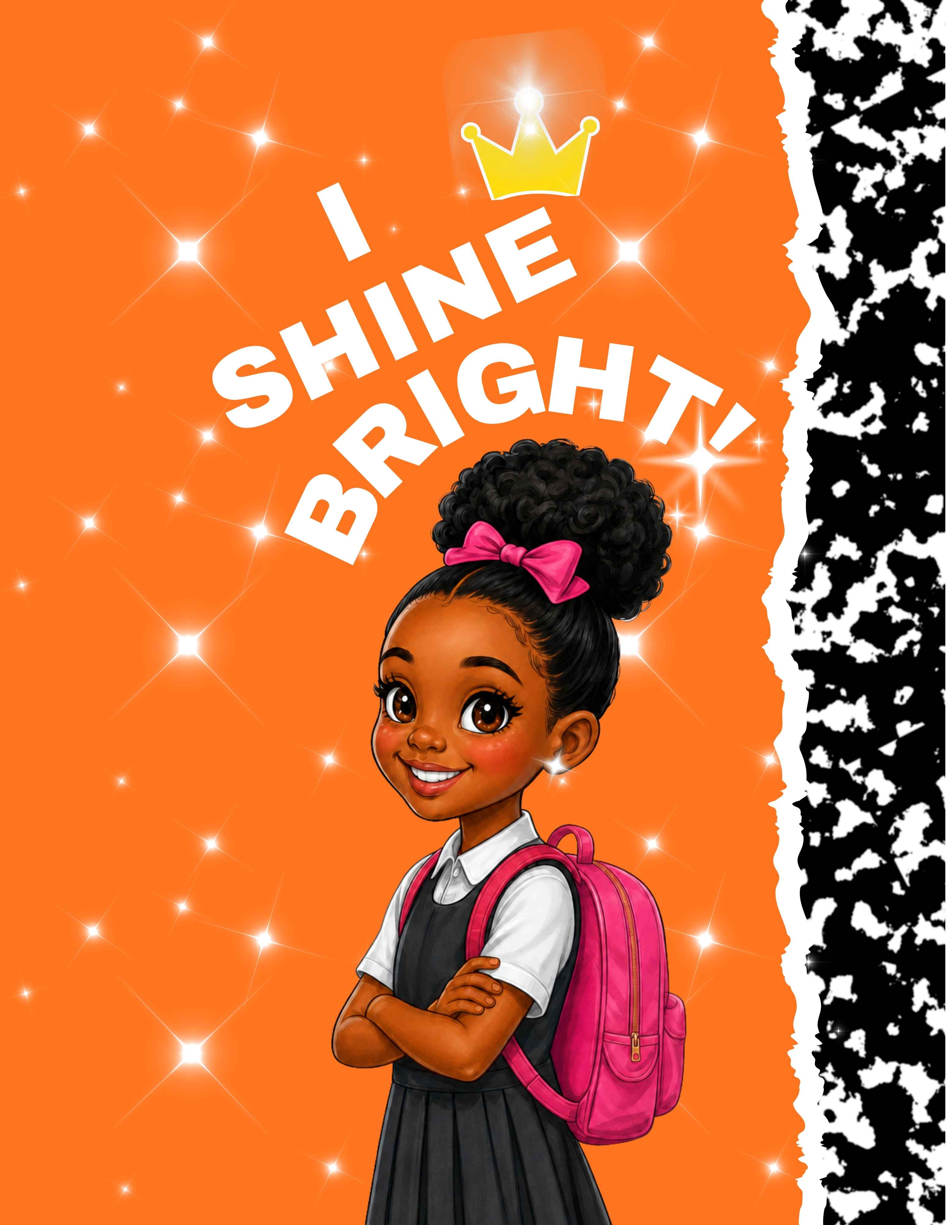 6 Digital Composition Notebook Prints - Back to School